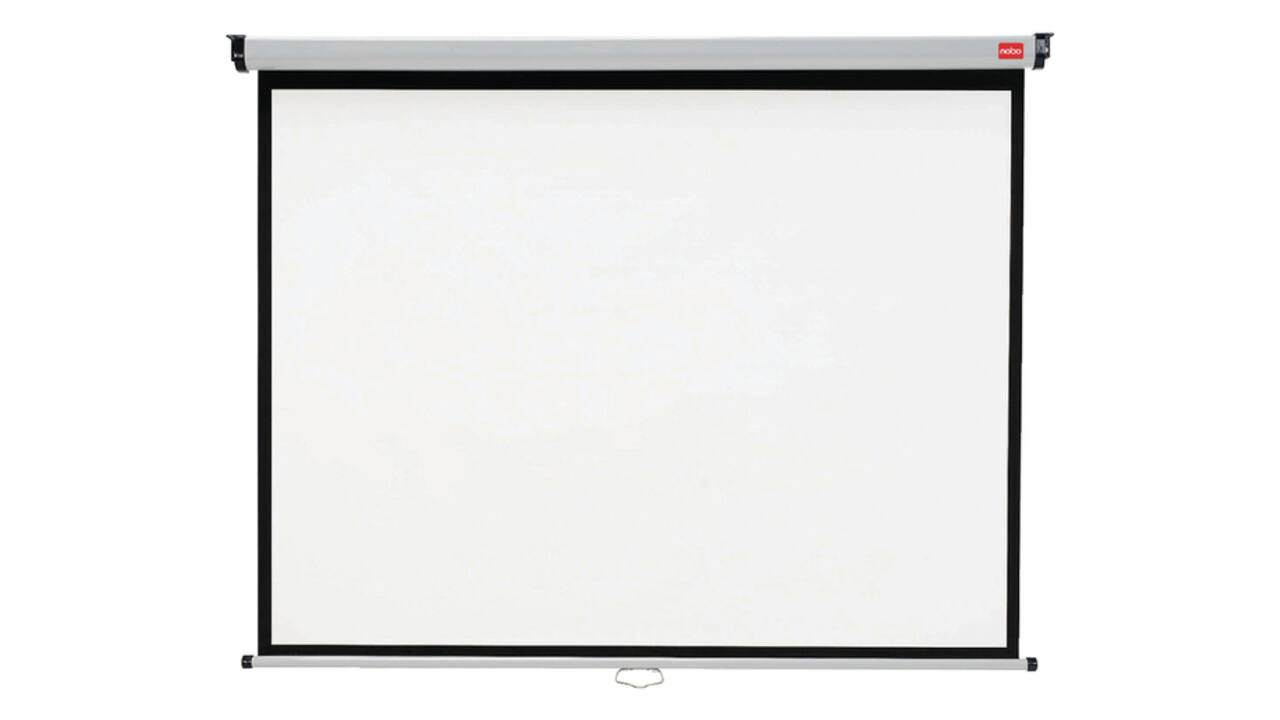 Projectiescherm Nobo wandmodel 240x180cm elektrisch