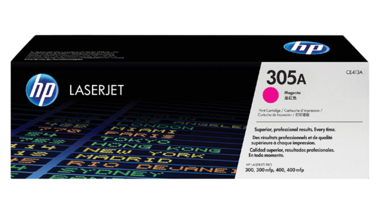 Tonercartridge HP CE413A 305A rood