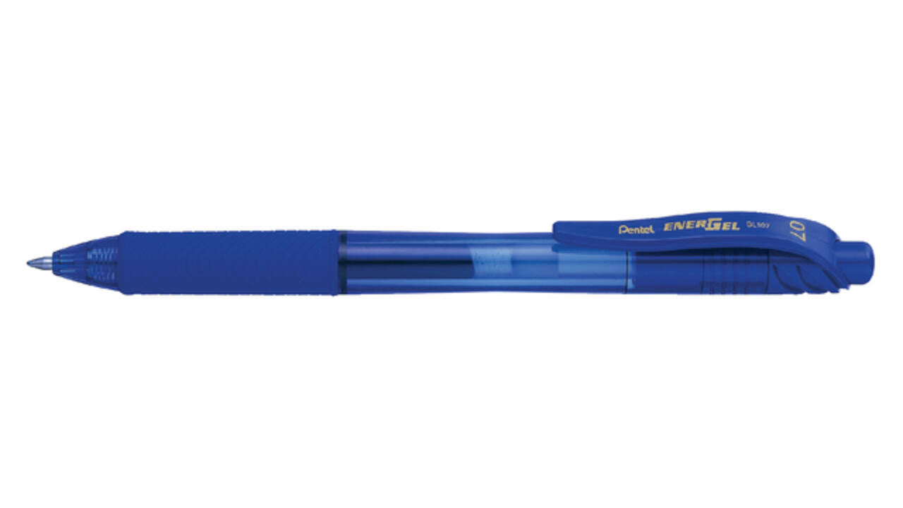 Gelschrijver Pentel BL107 Energel-X medium blauw