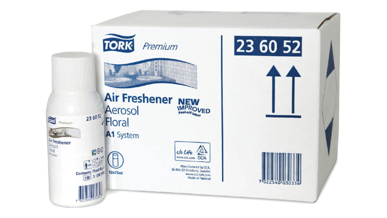 Luchtverfrisser Tork A1 Premium spray bloemen 236052