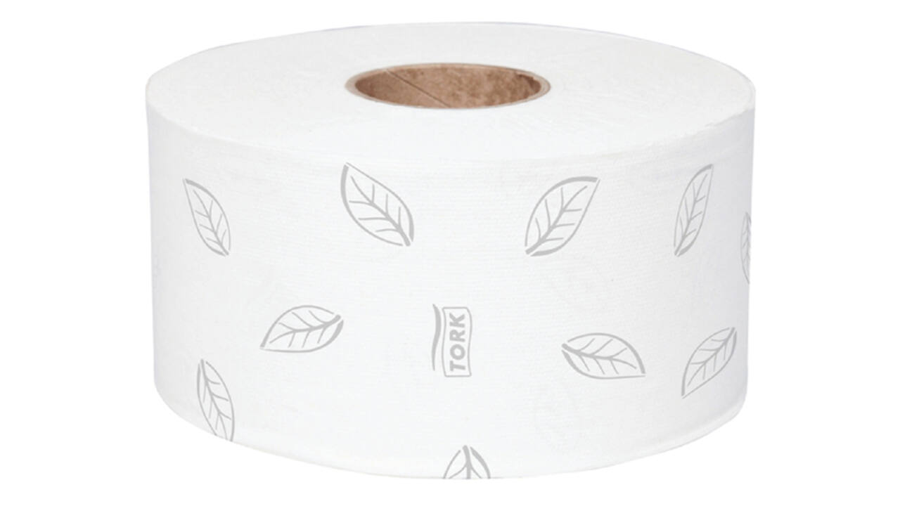 Toiletpapier Tork T2 Premium jumbo klein 3-laags 120m wit 110255