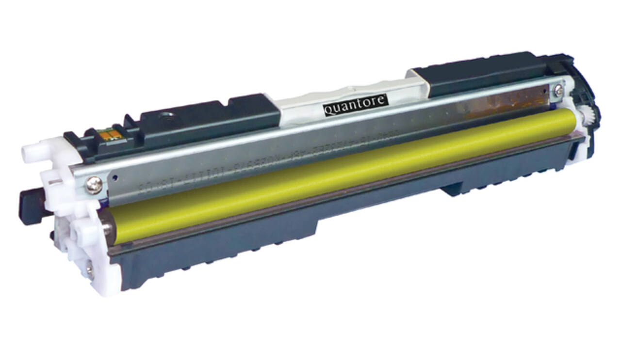 Tonercartridge Quantore alternatief tbv HP CE126A geel