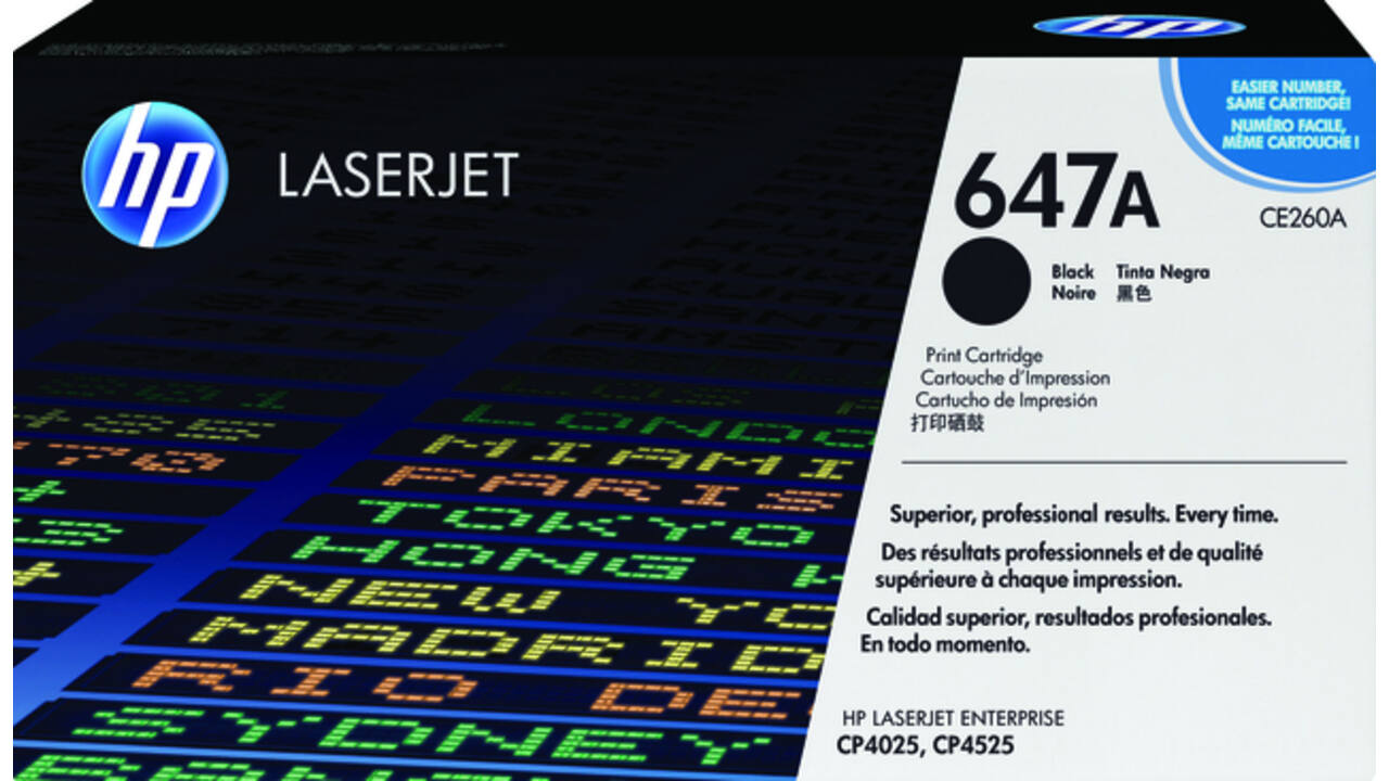 Tonercartridge HP CE260A 647A zwart