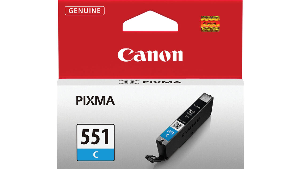 Inktcartridge Canon CLI-551 blauw