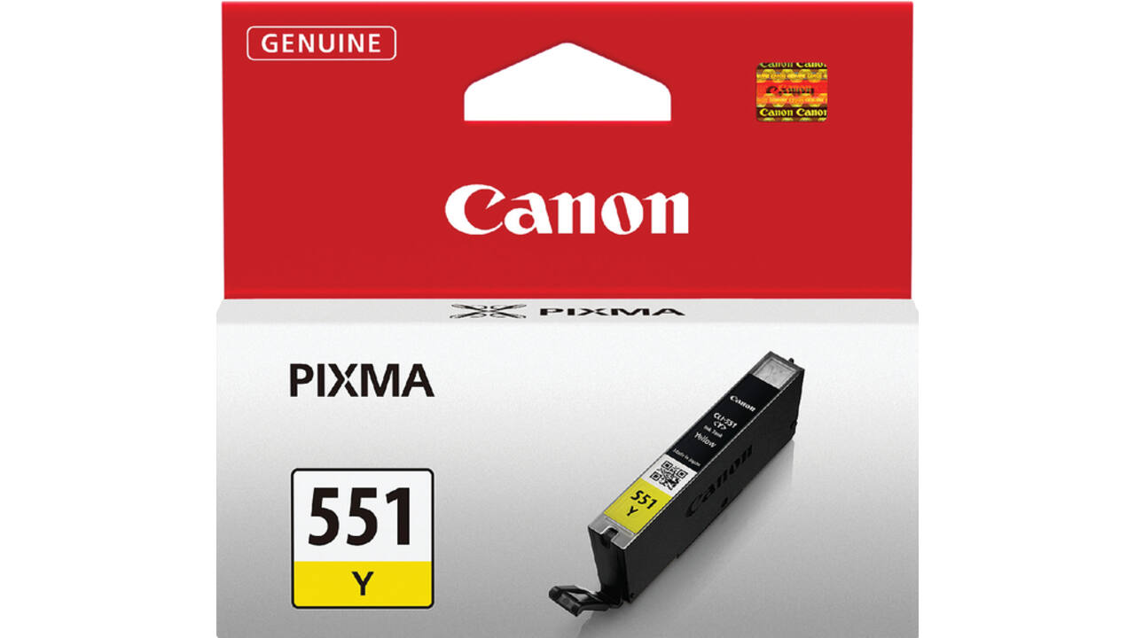Inktcartridge Canon CLI-551 geel