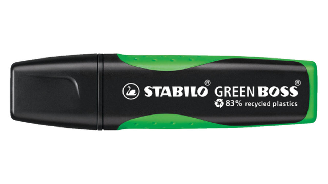 Markeerstift STABILO GREEN BOSS 6070/33 groen