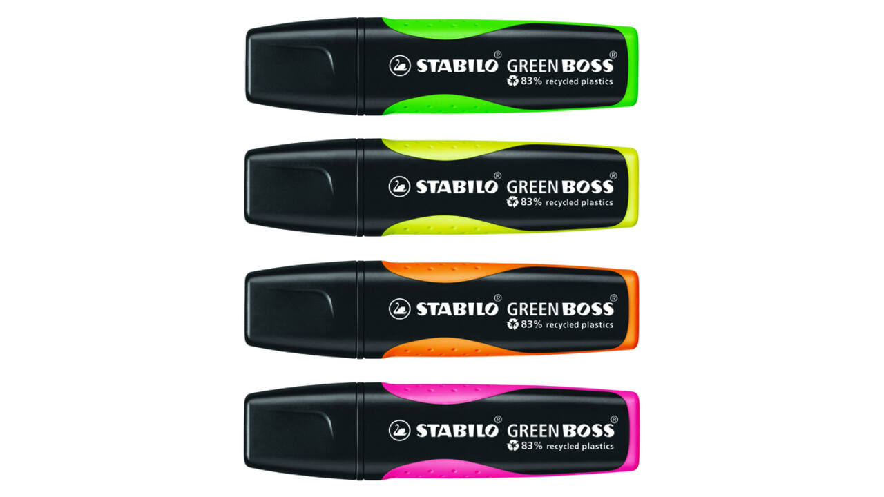 Markeerstift STABILO GREEN BOSS 6070/33 groen