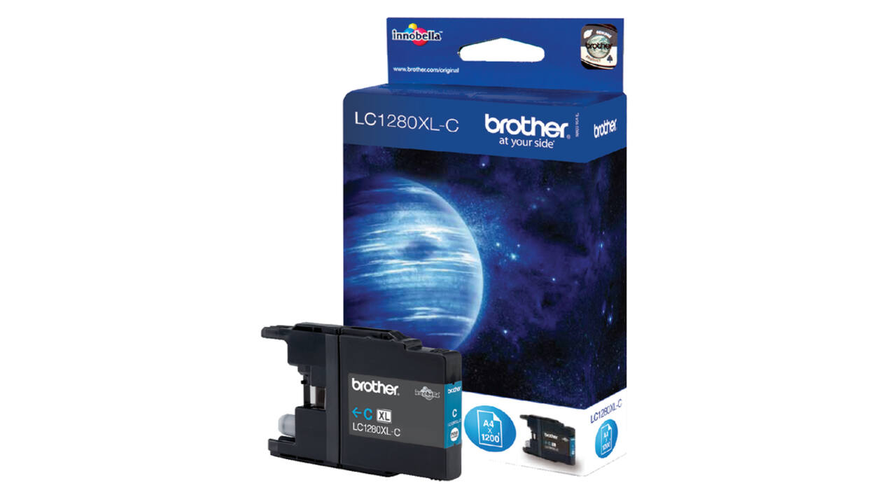 Inktcartridge Brother LC-1280XLC blauw