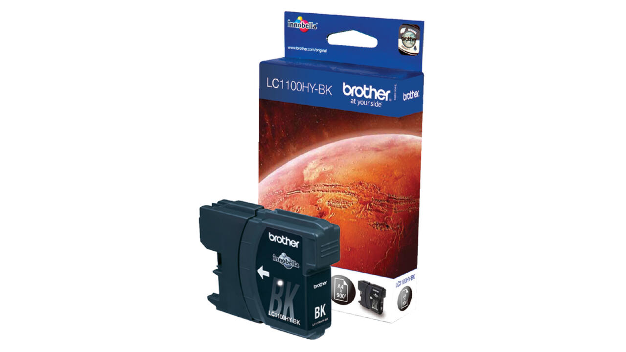 Inktcartridge Brother LC-1100HYBK zwart