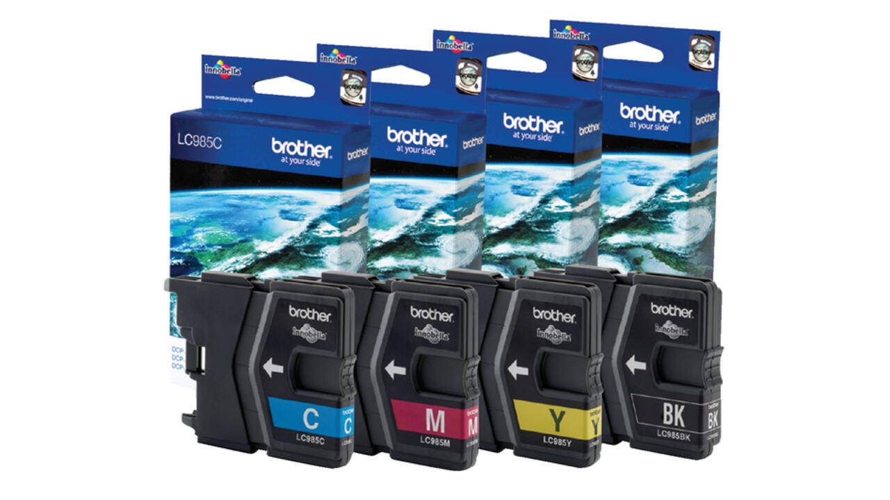 Inktcartridge Brother LC-985M rood