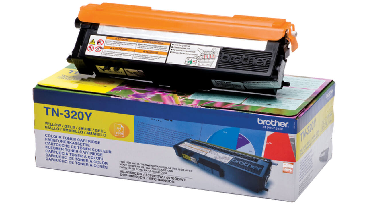 Toner Brother TN-320Y geel