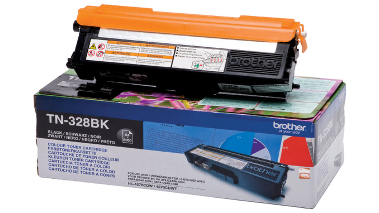 Toner Brother TN-328BK zwart