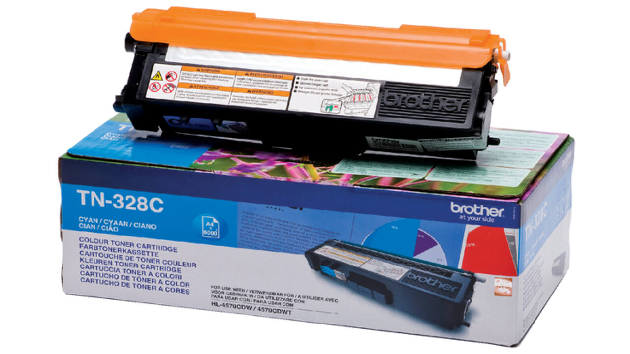 Toner Brother TN-328C blauw