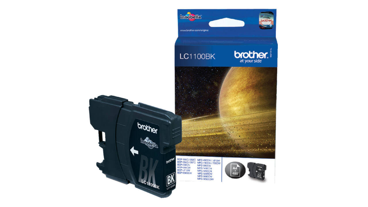 Inktcartridge Brother LC-1100BK zwart