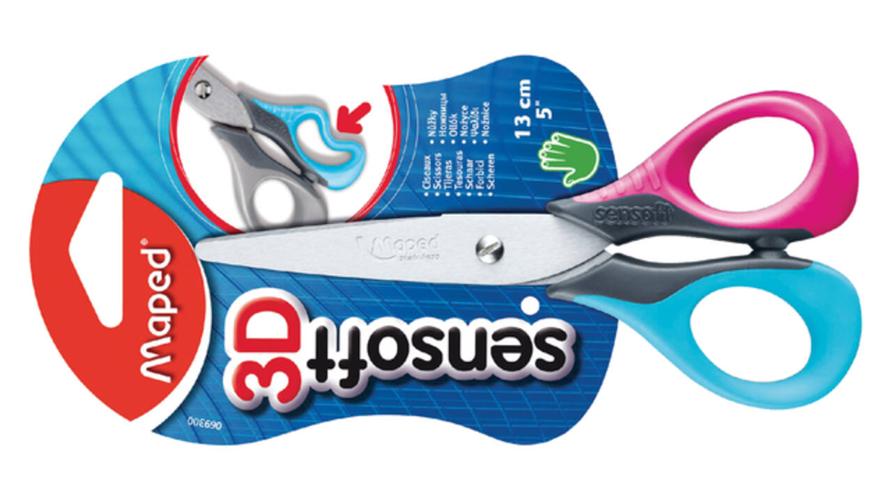 Schaar Maped Sensoft 16cm assorti