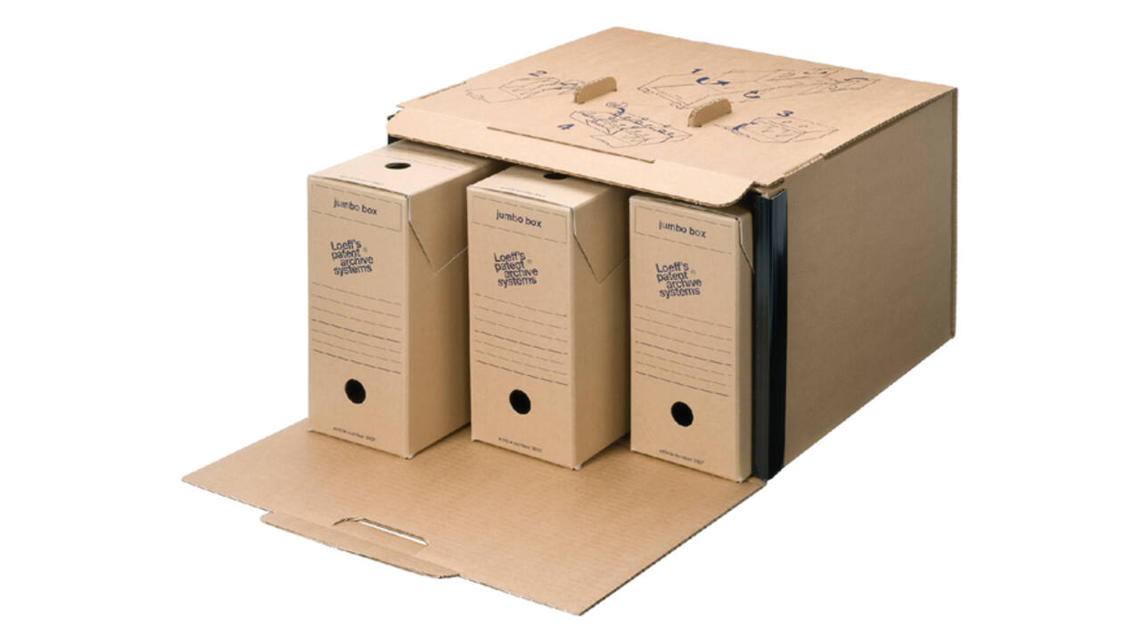 Gemeentearchiefdoos Loeff's Jumbo Box 3007 370x255x115mm
