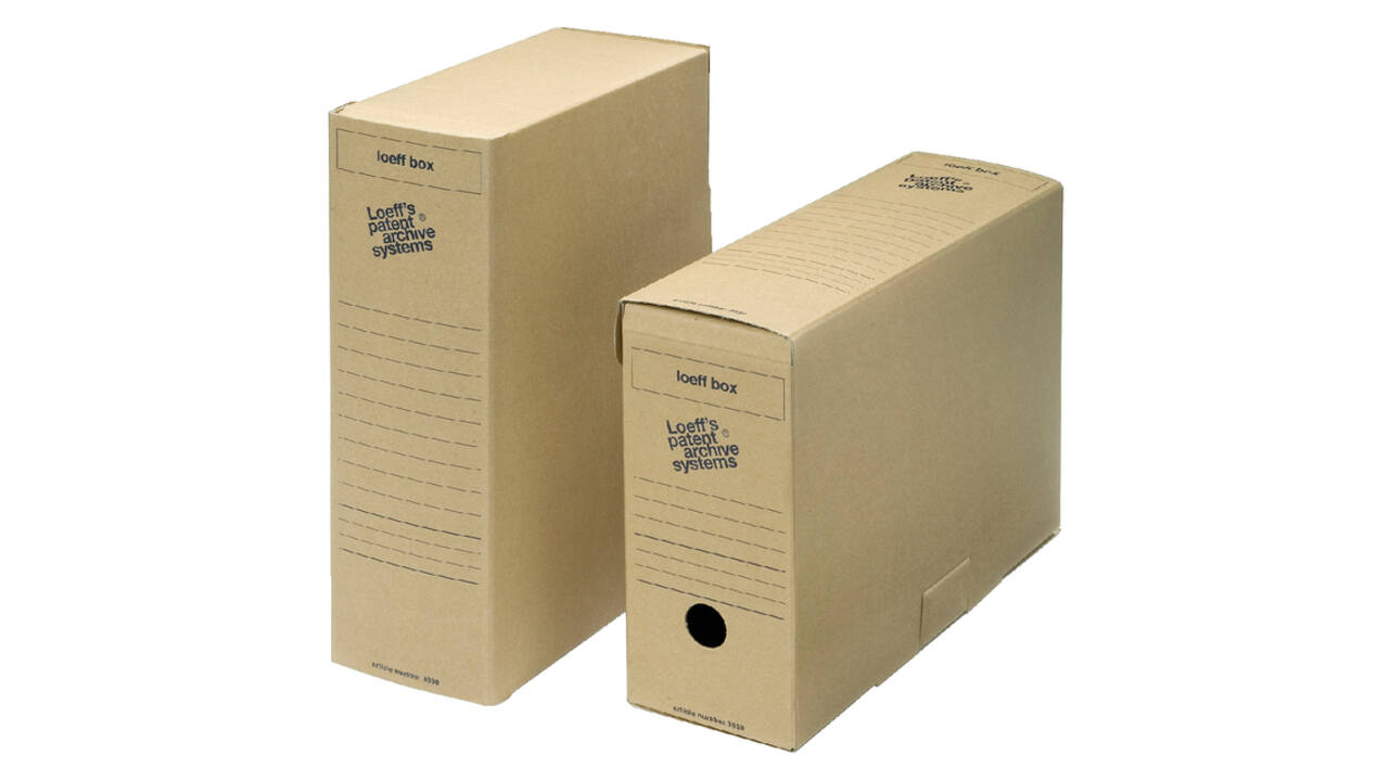 Archiefdoos Loeff's Box 3030 folio 370x260x115mm