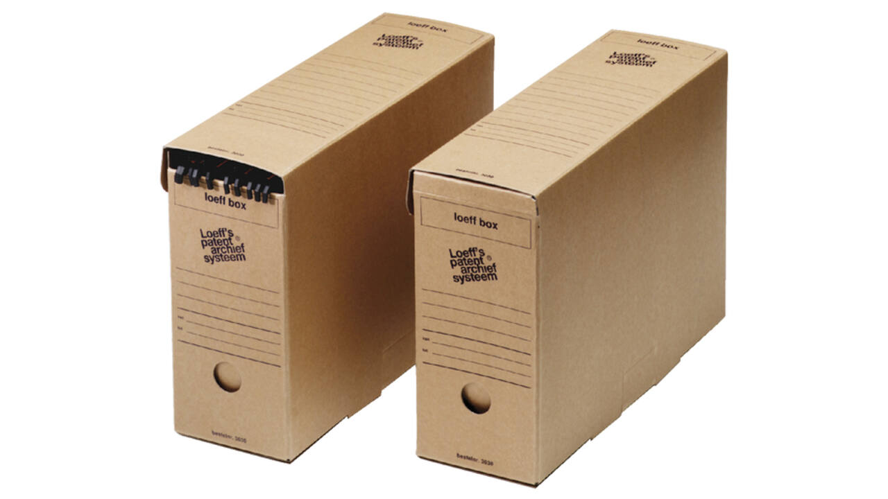 Archiefdoos Loeff's Box 3030 folio 370x260x115mm