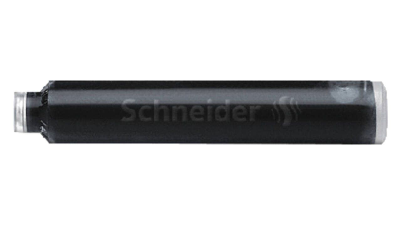 Inktpatroon Schneider din zwart doos à 6 stuks