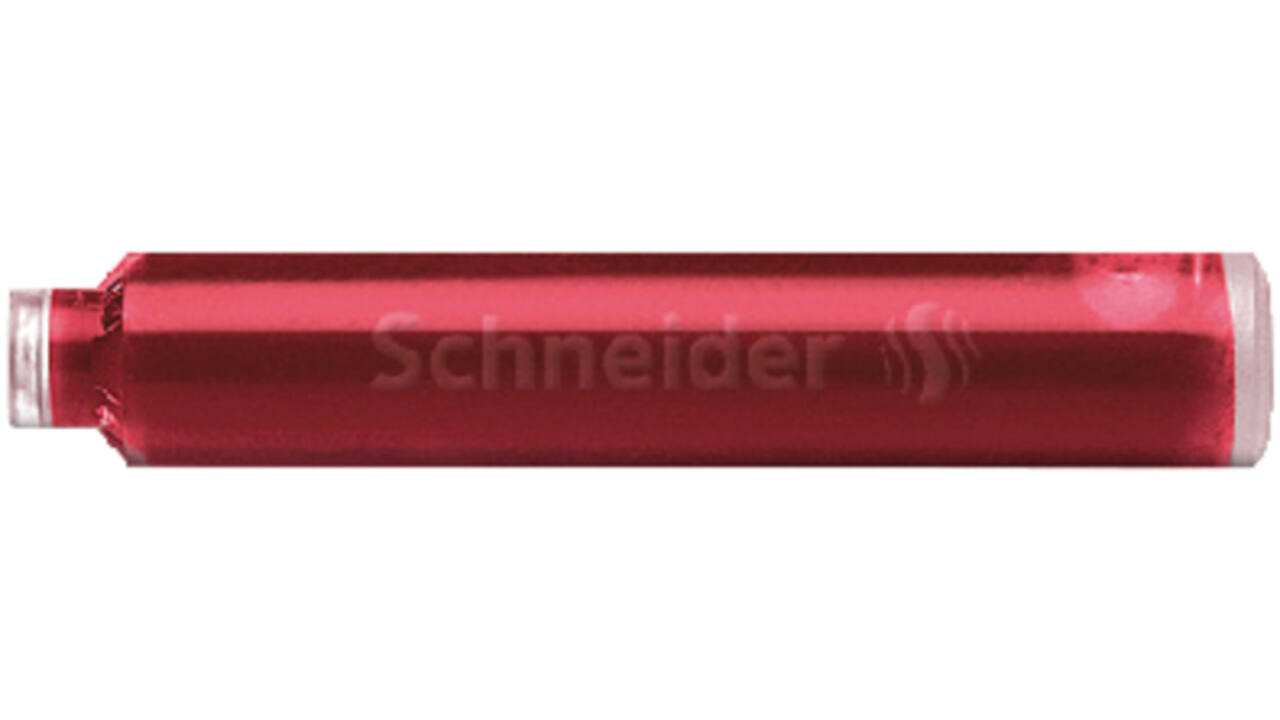 Inktpatroon Schneider din rood doos à 6 stuks