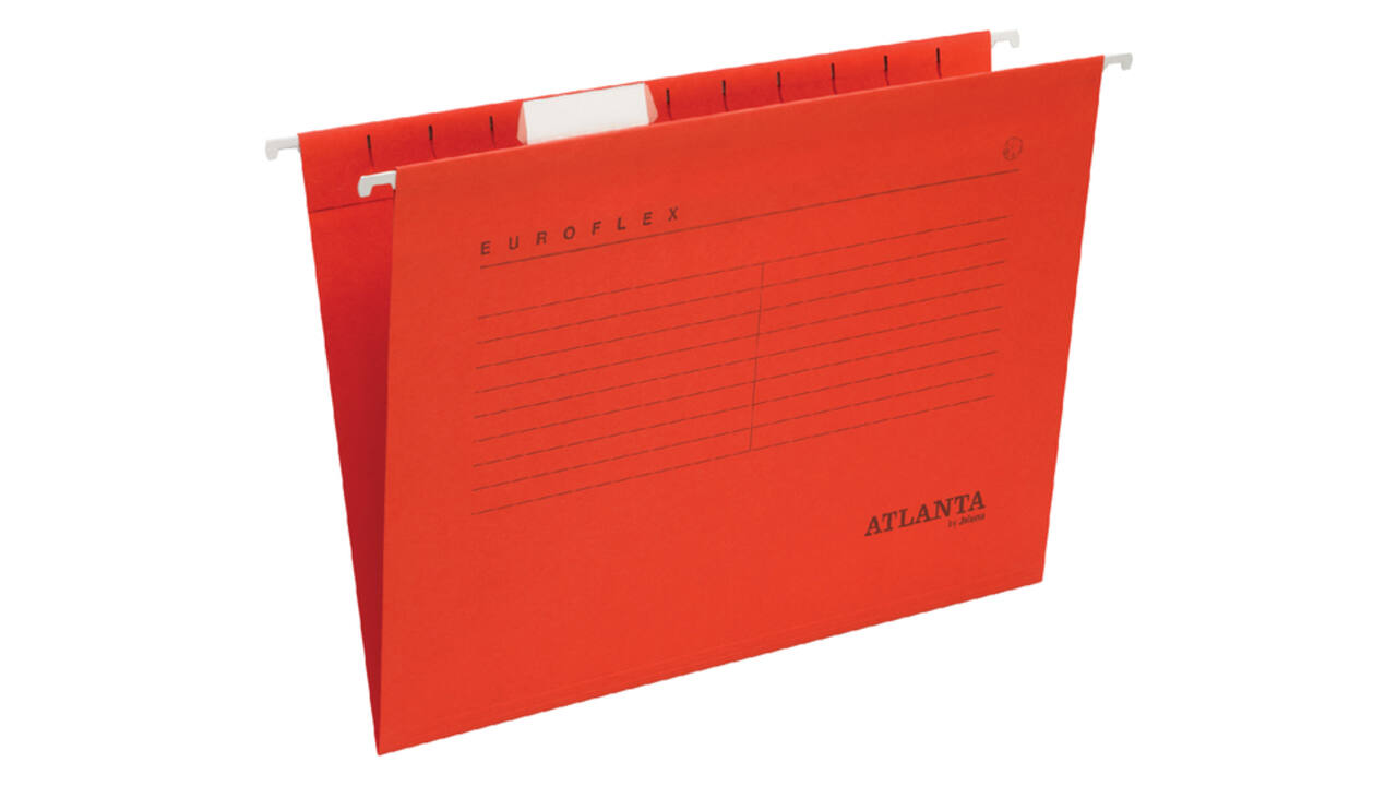 Hangmap Djois Euroflex recycled A4 V-bodem rood