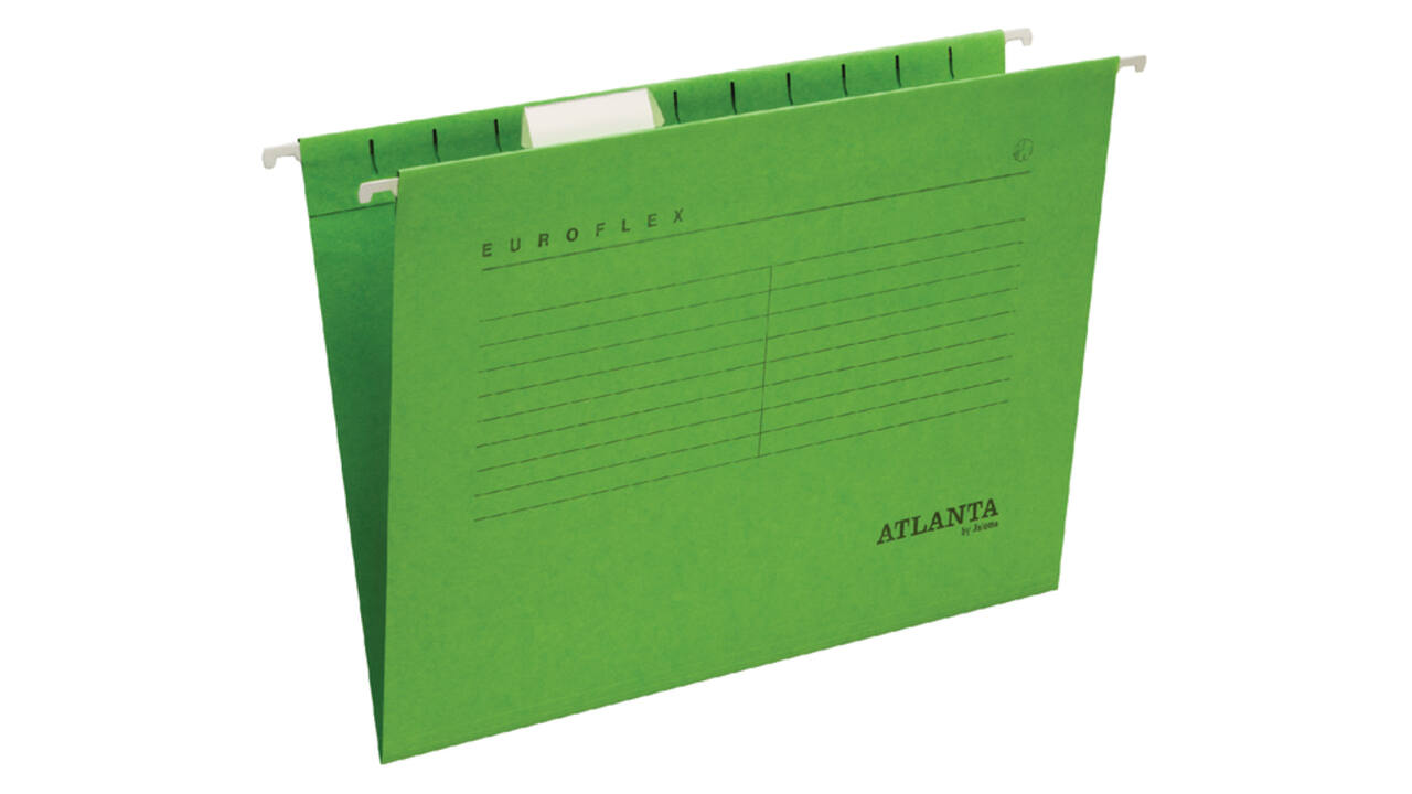 Hangmap Djois Euroflex recycled A4 V-bodem groen