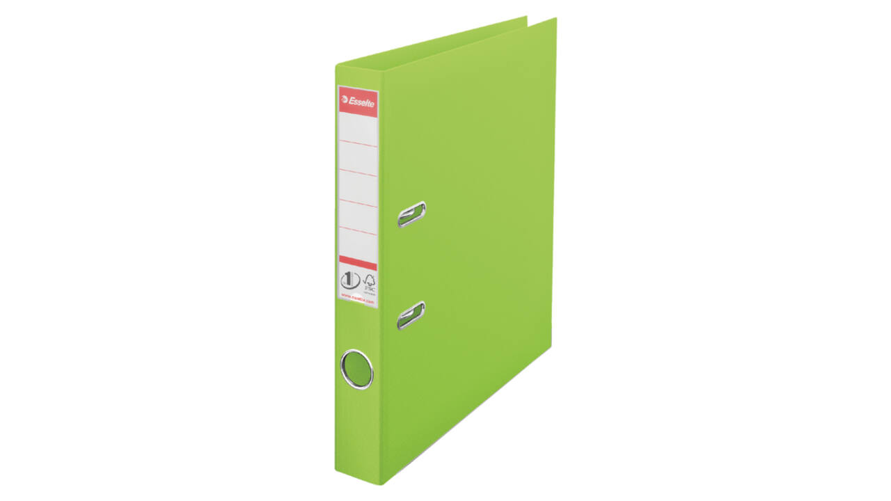 Ordner Esselte No.1 Power VIVIDA 50mm 30% gerecycled PP folie groen