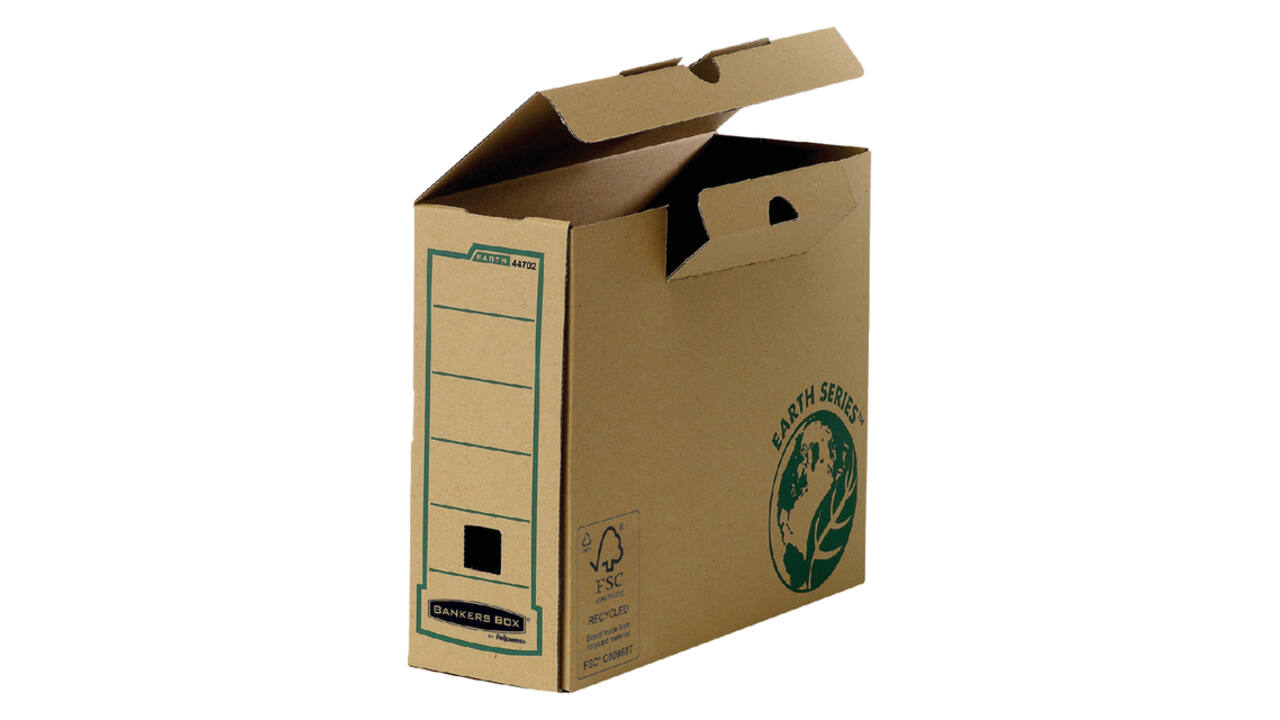 Archiefdoos Bankers Box Earth A4  transfer 100mm bruin