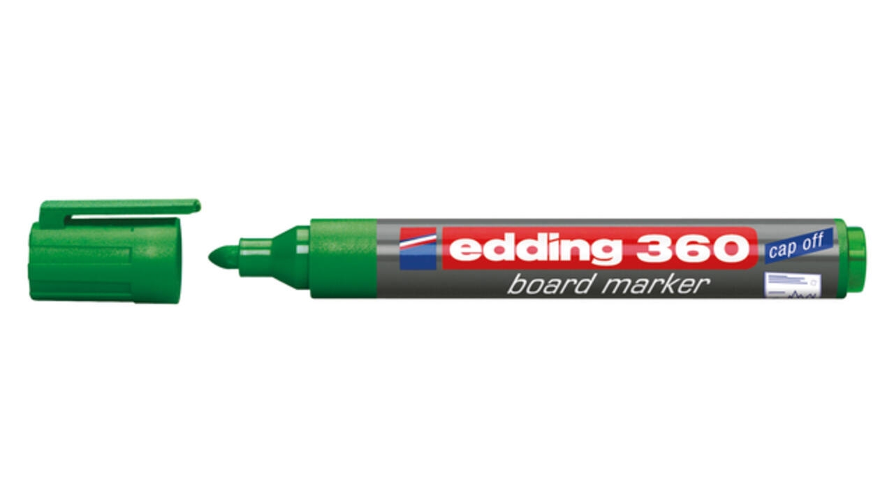 Whiteboardmarker edding 360 rond 1.5-3mm groen