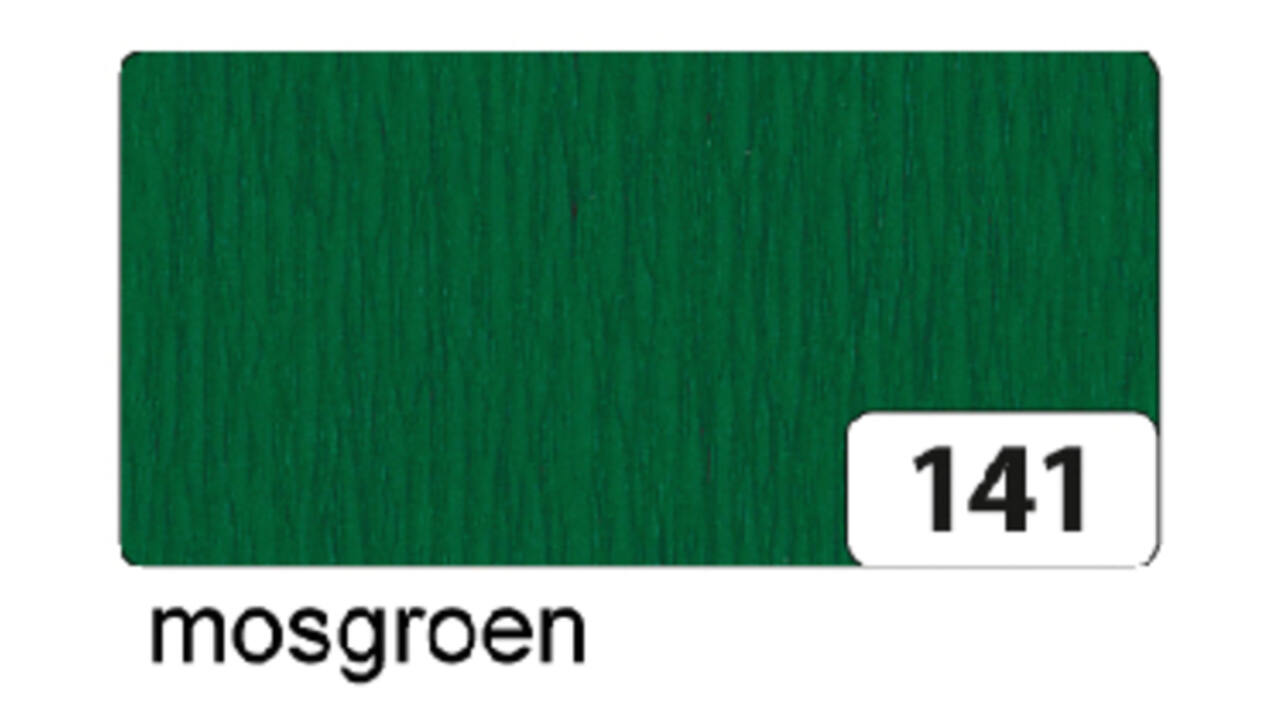 Crêpepapier Folia 50x250cm 10vel 141 mosgroen