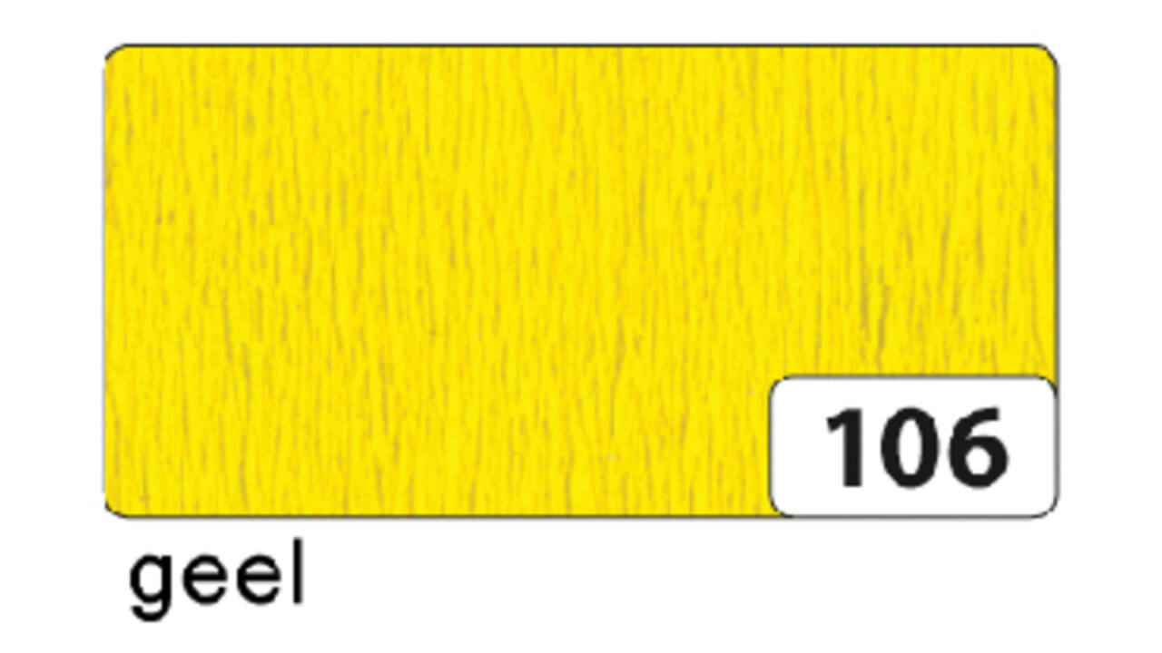 Crêpepapier Folia 50x250cm 10vel 106 geel