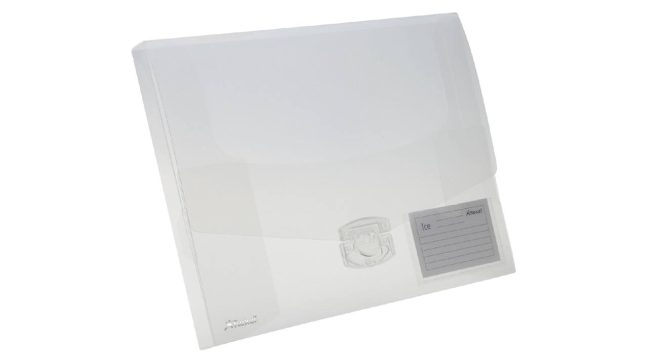 Elastobox Rexel ice 25mm transparant