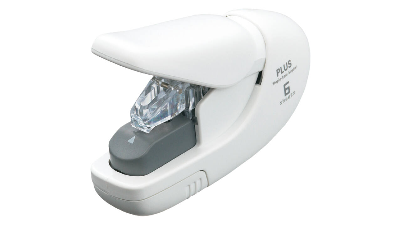 Nietmachine Plus nieten zonder nietjes wit