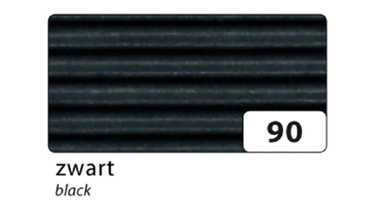Golfkarton Folia E-golf 50x70cm 250gr nr90 zwart