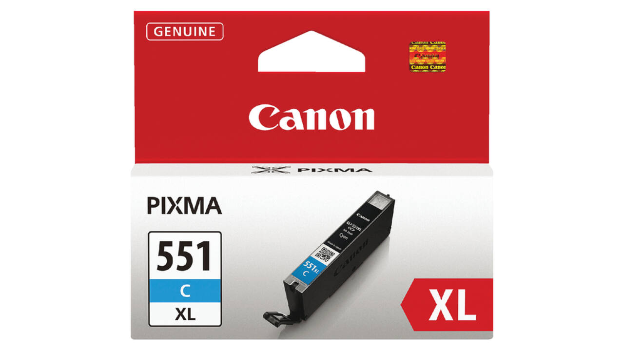 Inktcartridge Canon CLI-551XL blauw
