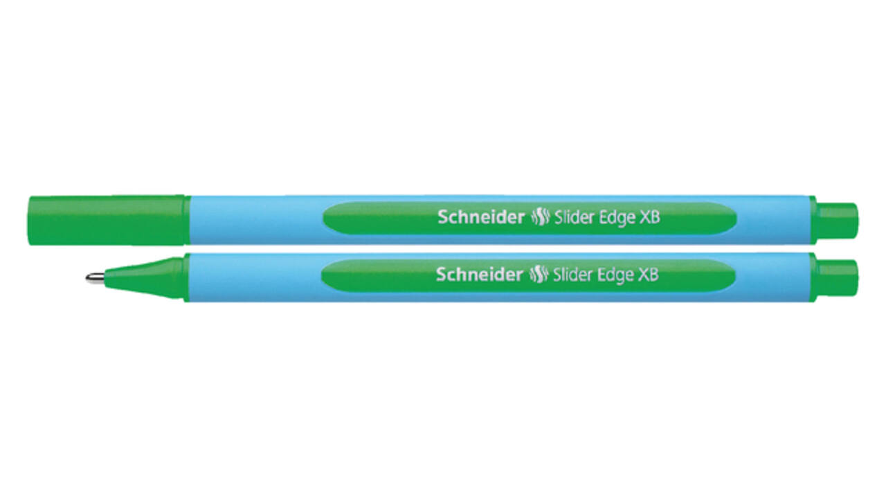 Balpen Schneider Slider Edge extra breed groen