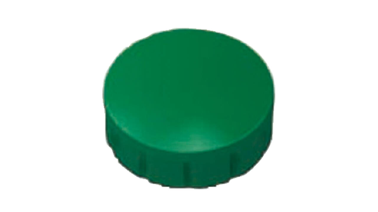 Magneet MAUL Solid 15mm 150gr groen 10 stuks