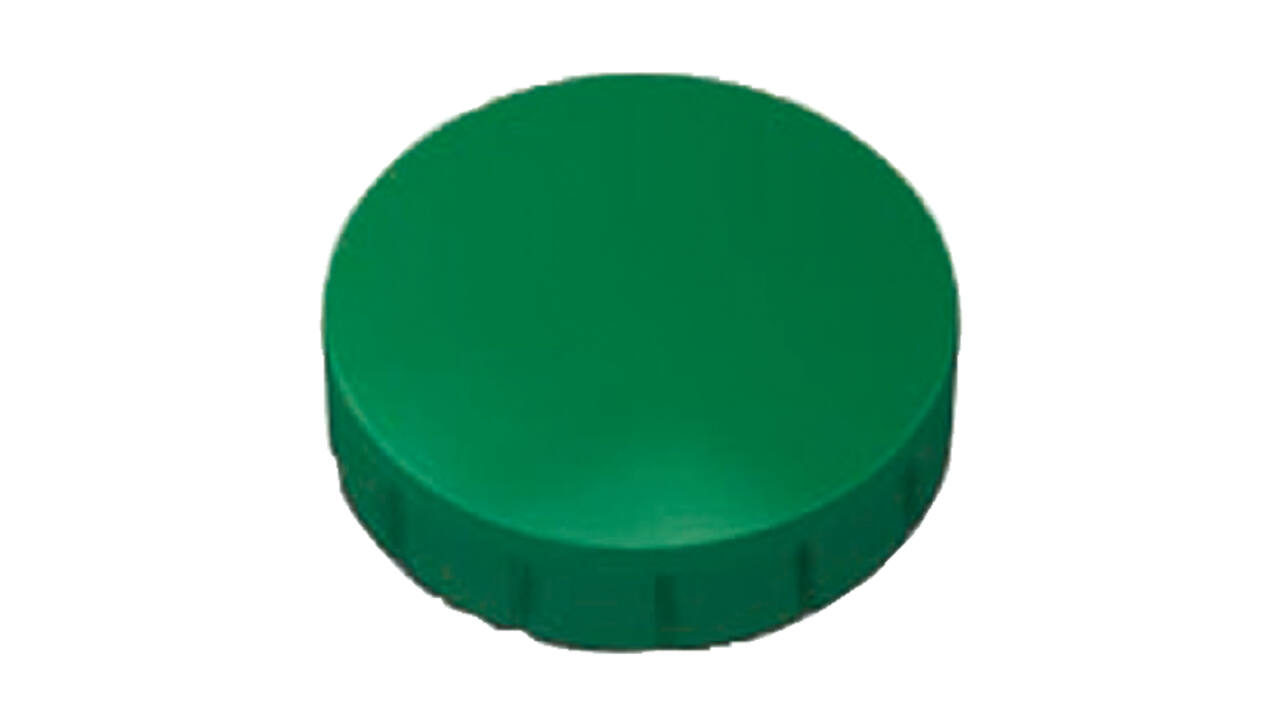 Magneet MAUL Solid 20mm 300gr groen 10 stuks