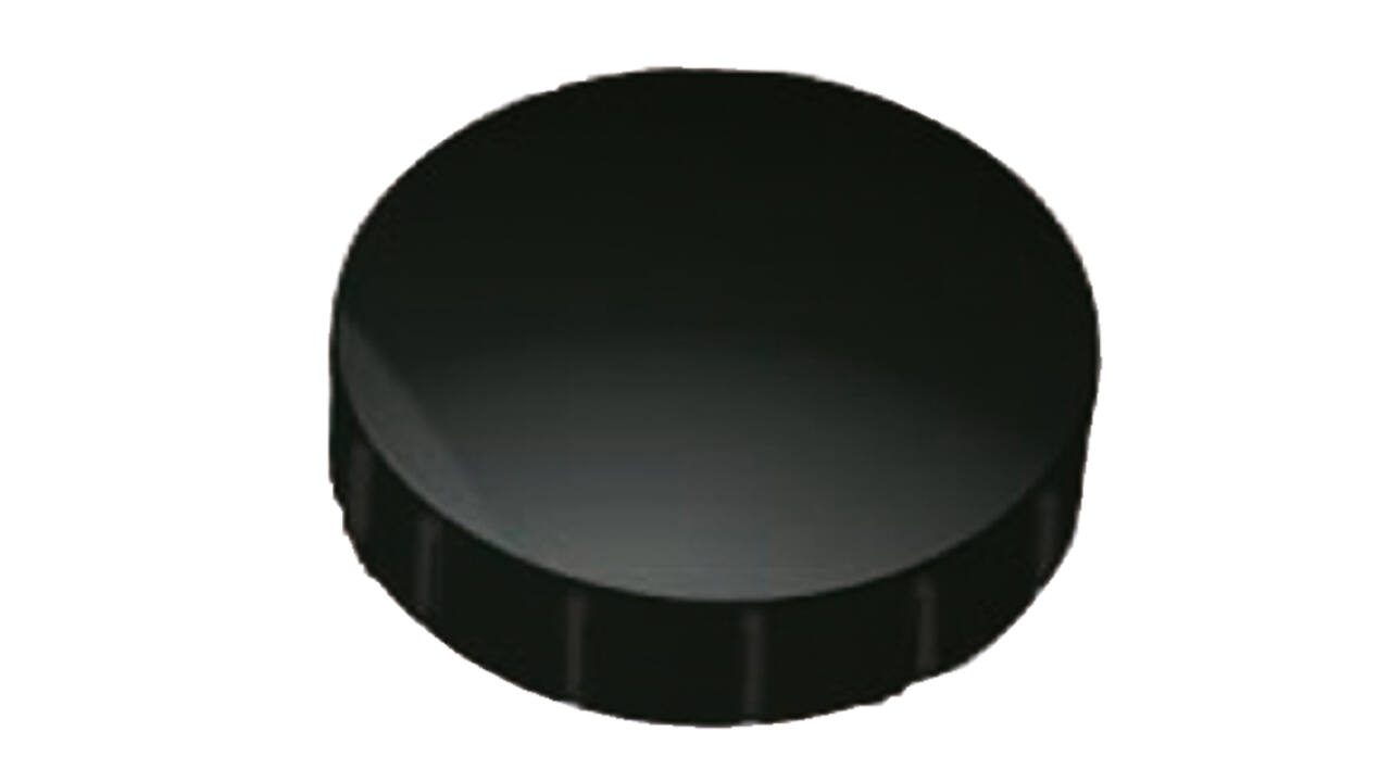 Magneet MAUL Solid 20mm 300gr zwart 10 stuks