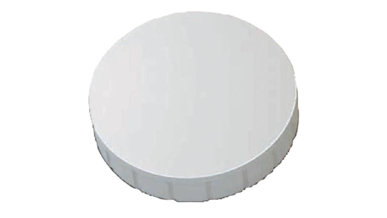 Magneet MAUL Solid 32mm 800gr wit 10 stuks