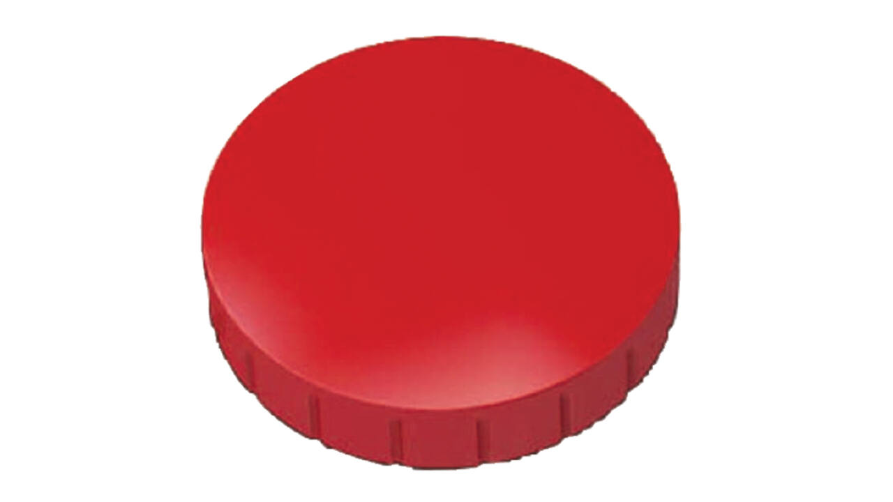 Magneet MAUL Solid 32mm 800gr rood 10 stuks