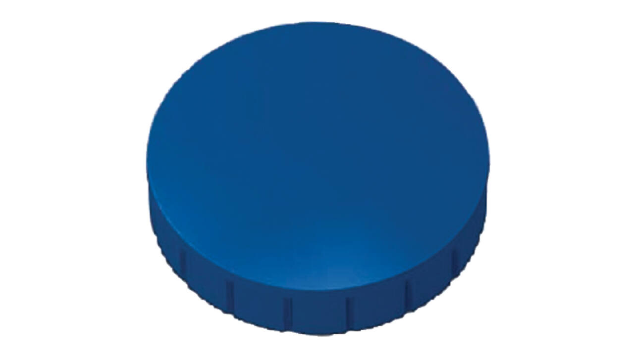 Magneet MAUL Solid 32mm 800gr blauw 10 stuks