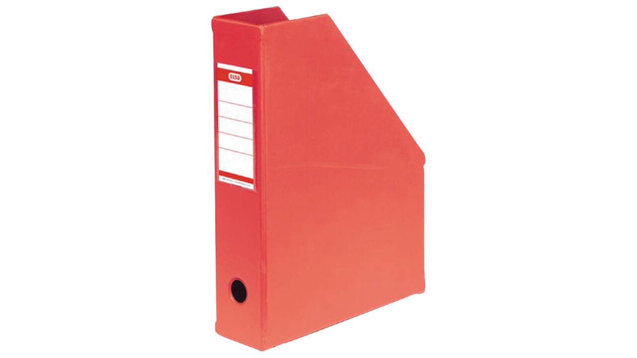 Tijdschriftcassette Elba A4 rood
