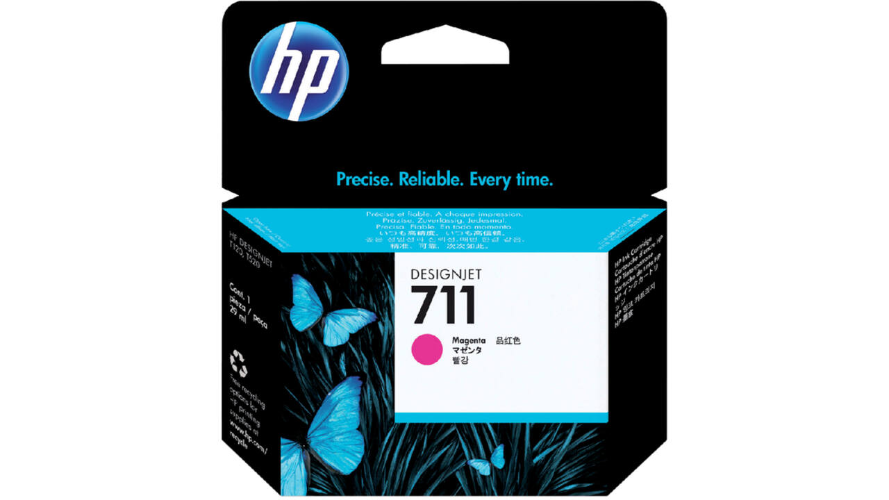 Inktcartridge HP CZ131A 711 rood