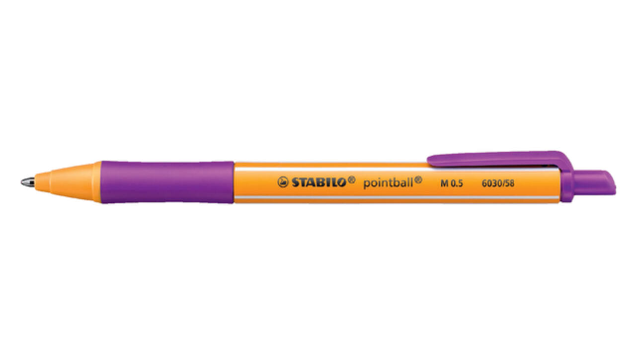 Balpen STABILO pointball 6030/58 medium lila