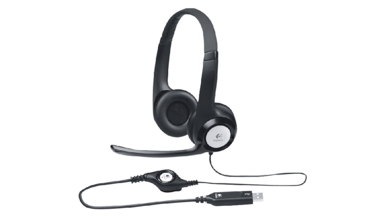 Headset Logitech H390 zwart
