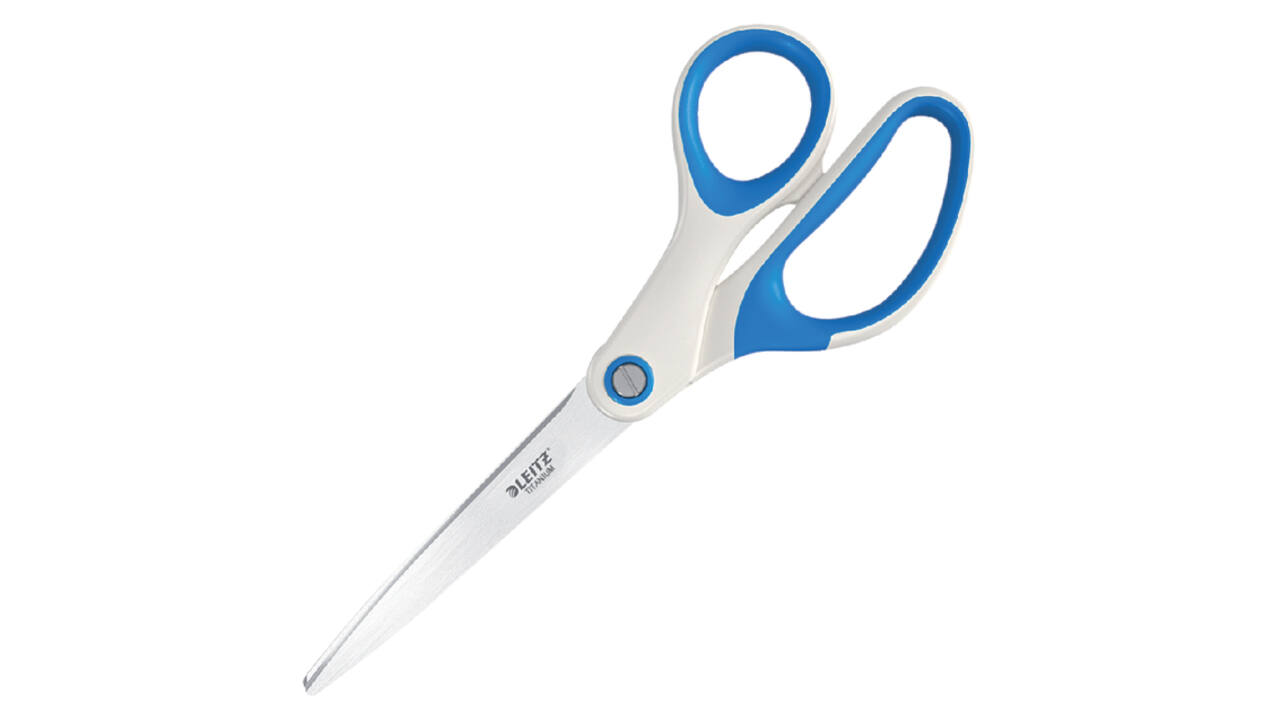 Schaar Leitz WOW 205mm titanium blauw