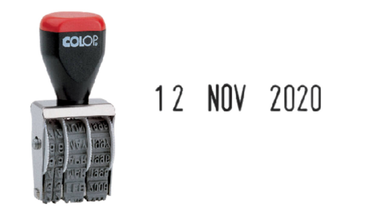 Datumstempel Colop 04000 band Nederlands