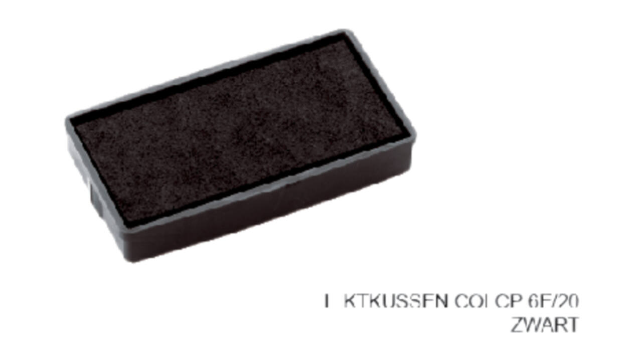 Stempelkussen Colop E/20 zwart