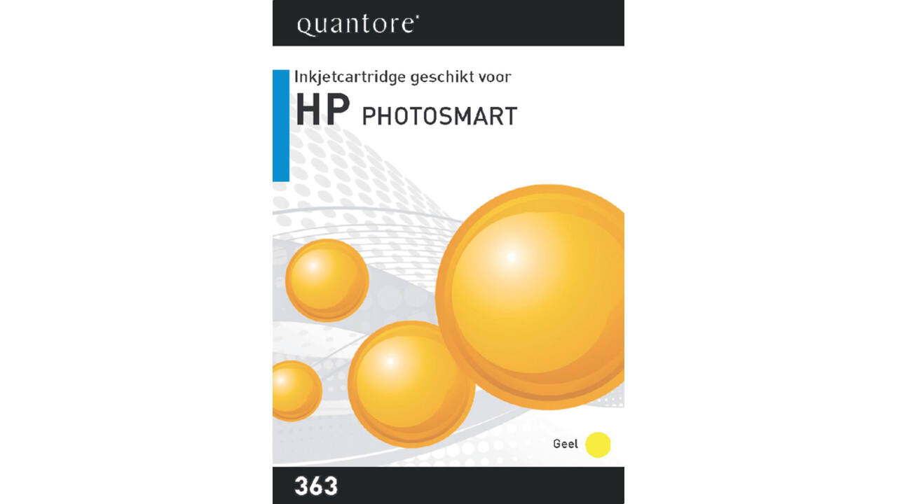 Inktcartridge Quantore alternatief tbv HP C8773EE 363 geel